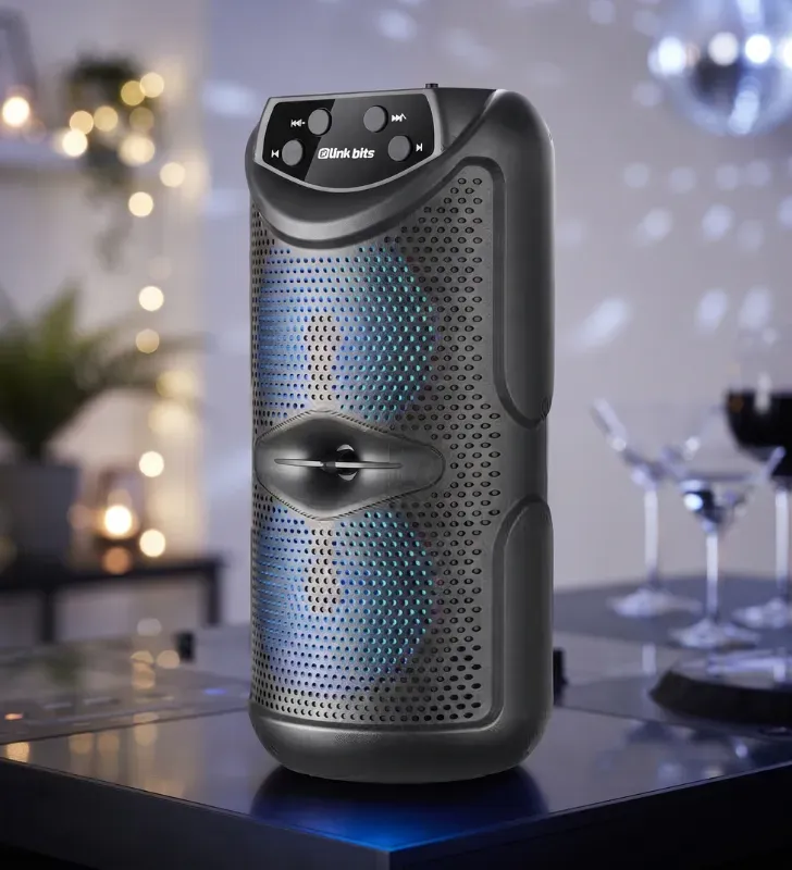 Bocina Bluetooth Doble Altavoz 3"x2 10W VB347T RFR043 | Link Bits