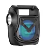 Bocina Bluetooth Portátil 4" con Linterna y Micrófono S-10414 | AEK Cyber