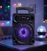 Bocina Bluetooth Portátil 4" 5W Karaoke Micrófono SA428T RFR106 | Link Bits