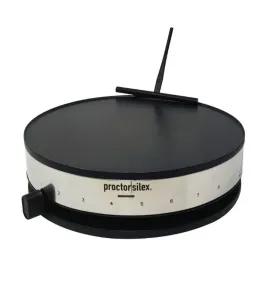 Crepera eléctrica Proctor Silex 38400 | Placa 13″ antiadherente, 8 calorías