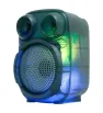 Bocina Bluetooth Portátil 3" 5W TWS Luz LED SA323T RFR366 | Link Bits
