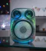 Bocina Bluetooth Portátil 3" 5W TWS Luz LED SA323T RFR366 | Link Bits
