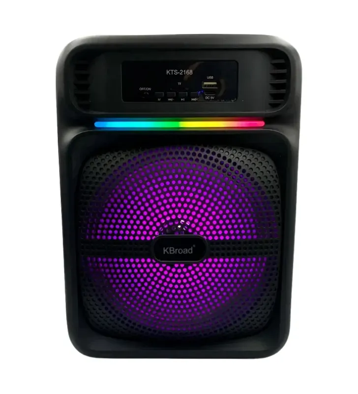 Bocina Bafle Bluetooth 8" 5W con Micrófono KTS-2168 | KBroad Link Bits