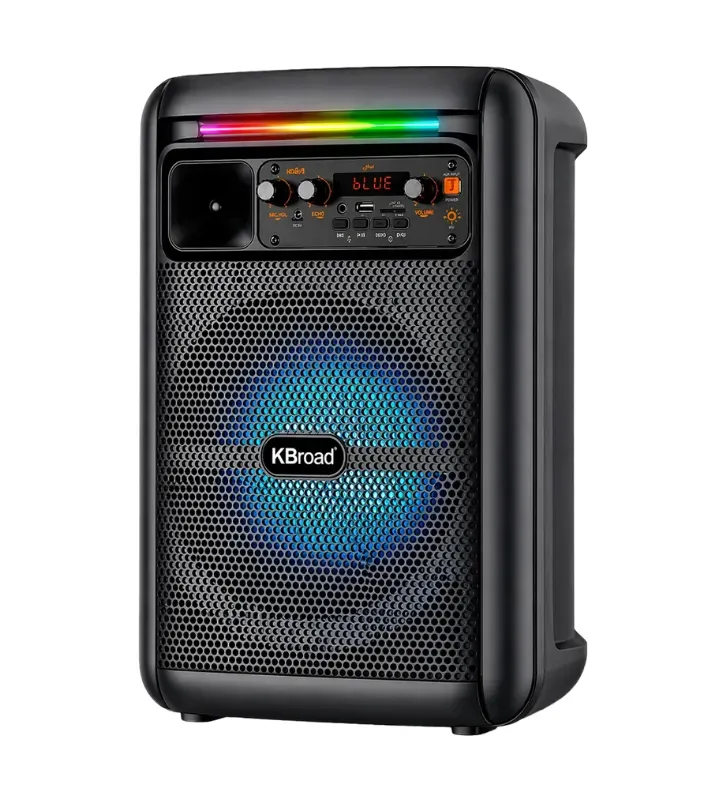 Bocina Bafle Bluetooth 8" Full Range 5W KTS-2198 | KBroad Link Bits