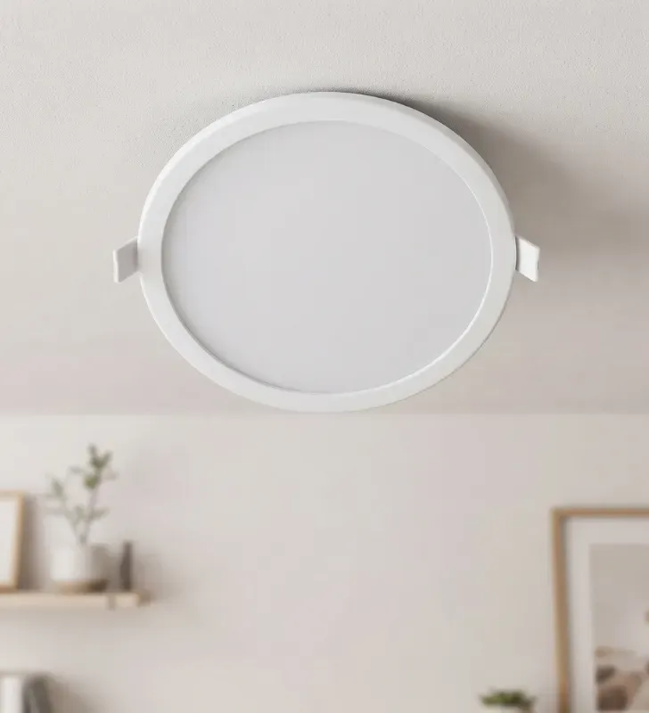Luminario LED Empotrable 12W 6500K Luz Fría S76W12 | Tianlai Megaluz