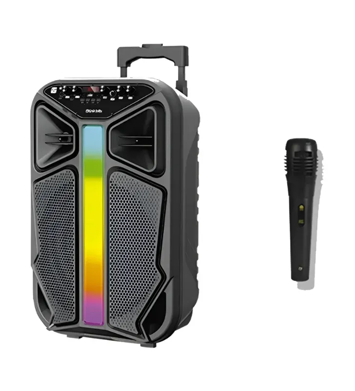Bafle Bluetooth 12" TWS Luz LED RGB Micrófono SA1241TKL | Link Bits