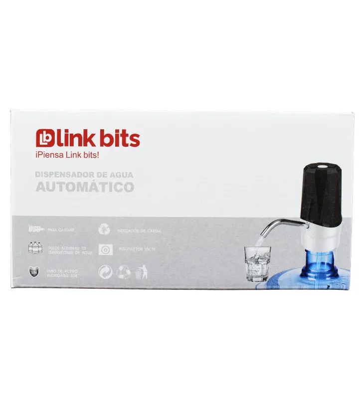 Dispensador de Agua Automático Recargable USB para Garrafón 20L FA015 | Link Bits