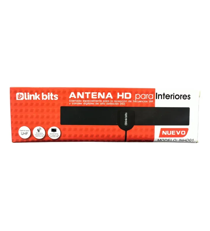 Antena TV Digital Interior HDTV UHF INHD01 | Link Bits
