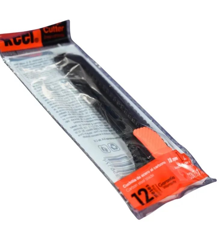 Cutter de Plástico 6" Cuchilla Acero al Carbono 18 mm 5897 | Keer