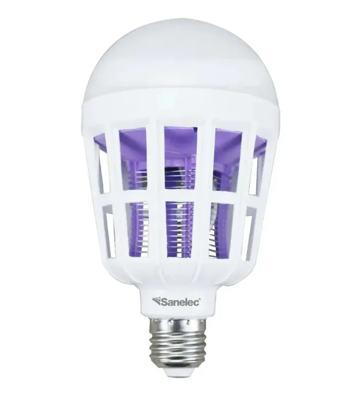 Foco Mata Insectos LED con Lámpara 15W Luz Fría 6500K 1653 | Sanelec