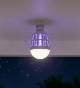 Foco Mata Insectos LED con Lámpara 15W Luz Fría 6500K 1653 | Sanelec