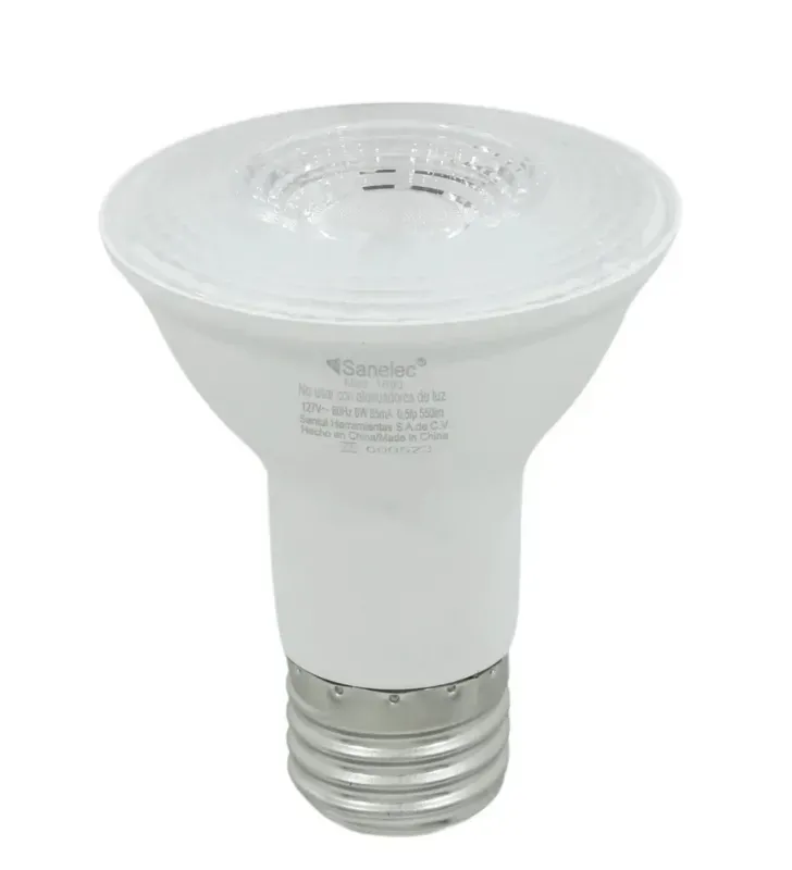 Lámpara LED Tipo PAR 20 6W (Equivalente 40W) 550 lm 1890 | Sanelec