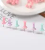 Set tachuelas y push‑pins pastel | Mix de tachuelas grandes y chichas