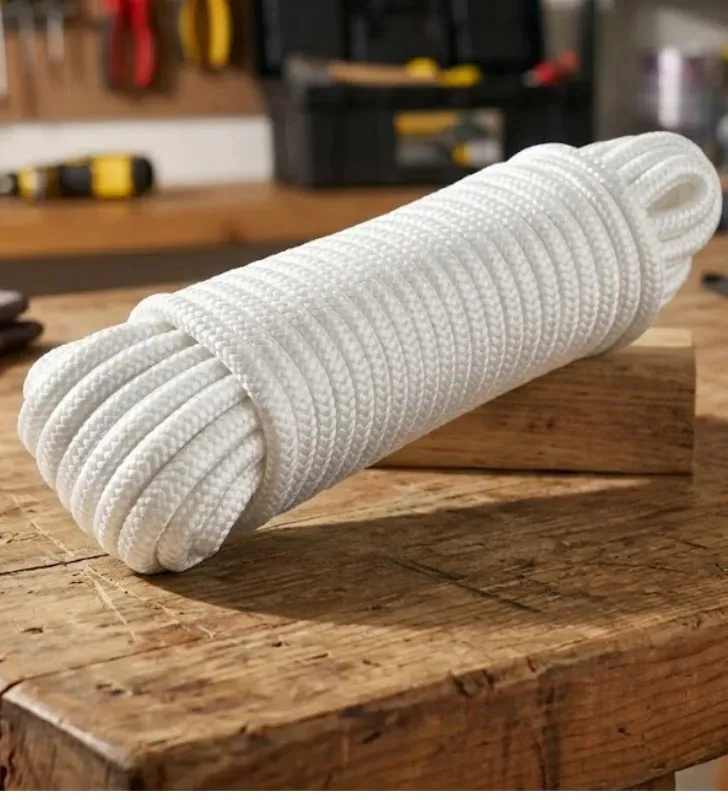 Cuerda Trenzada Diamante 4mm, 15m Blanca 7264 | Santul