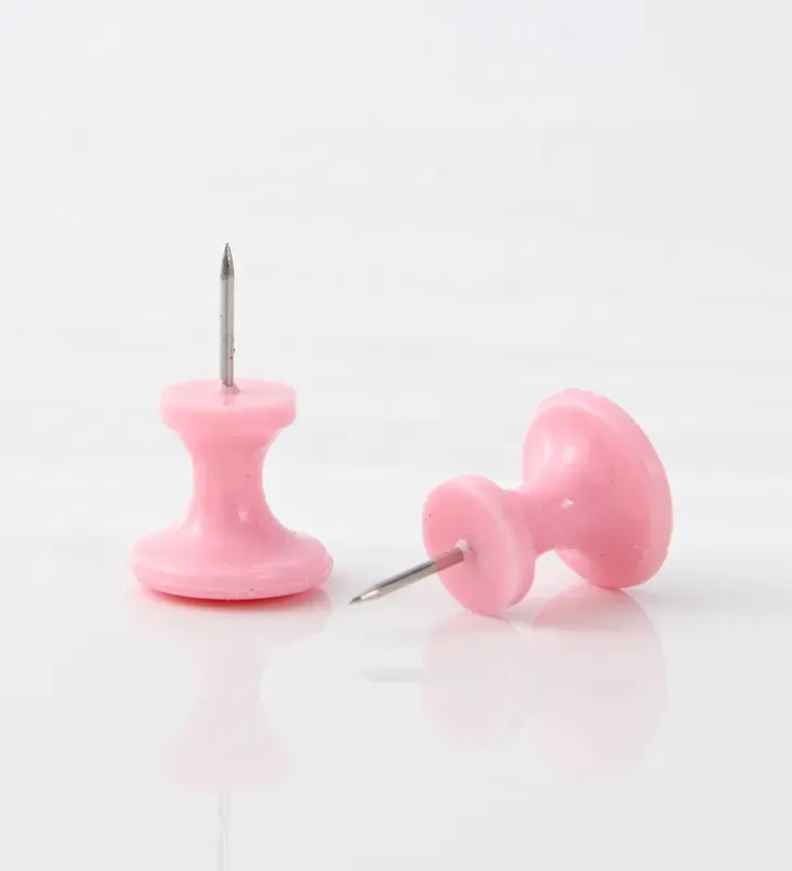 Set tachuelas y push‑pins pastel | Mix de tachuelas grandes y chichas