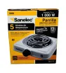 Parrilla Eléctrica Sencilla 1 Quemador 1000W Termostato 5928 | Sanelec