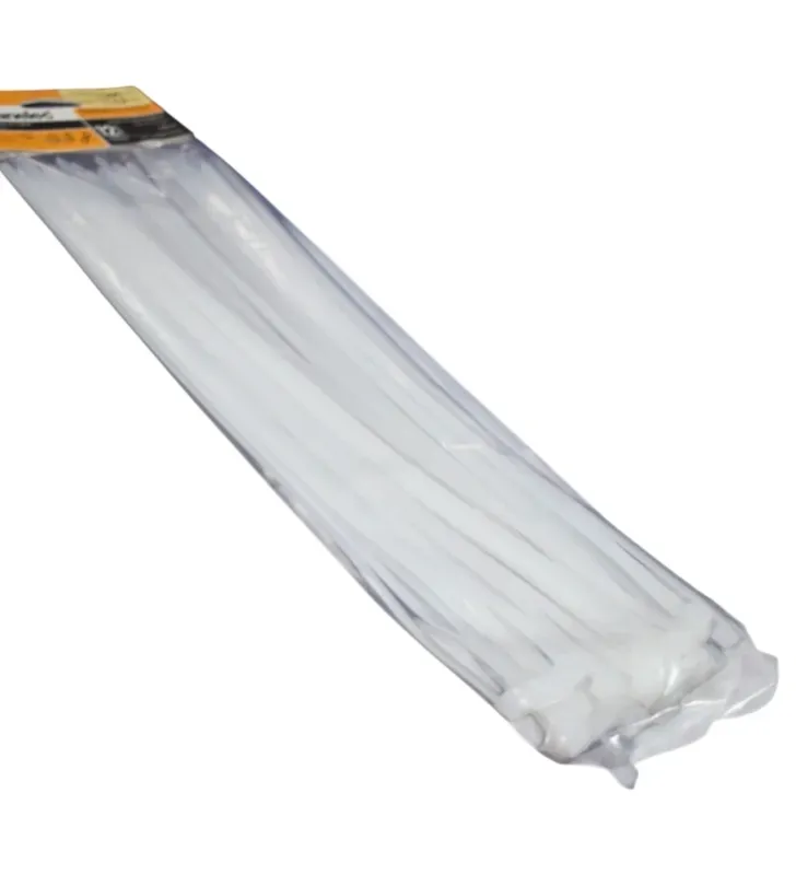 Paquete de 50 Cinchos Sujetables de Nylon Blanco 5785 | Sanelec