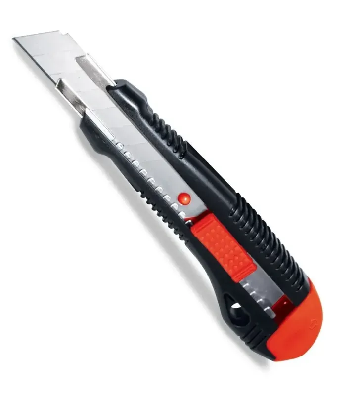 Cutter de Alma Metálica 18mm Acero SK5 Autobloqueo 5904 | Santul