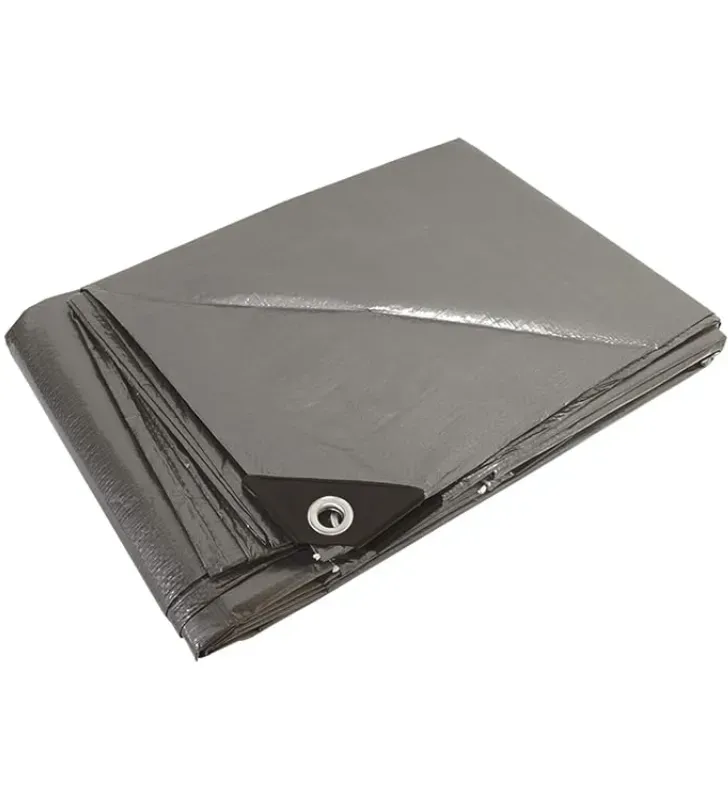 Lona Reforzada Uso Rudo 6 * 12 m Gris/Negro | Santul