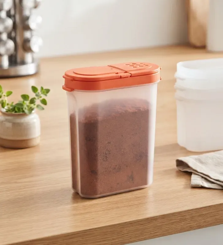 Especiero de Plástico Virgen 250 ml con Tapa Dosificadora | Europlast