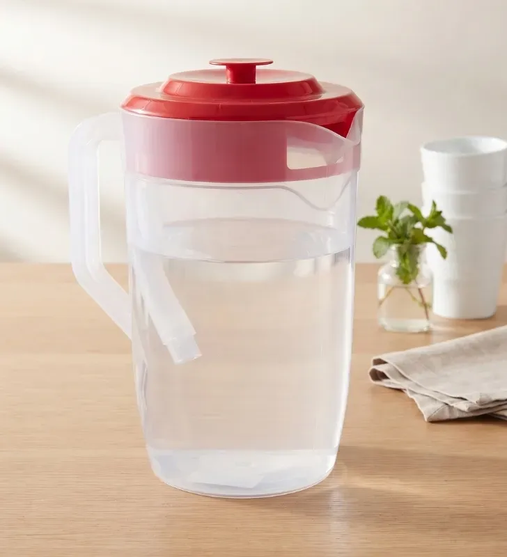 Jarra Stefy de Plástico 4 Litros con Tapa de Color | Europlast
