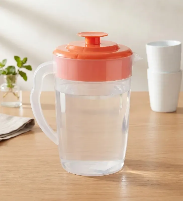Jarra Stefy de Plástico 1.3 Litros con Tapa de Color | Europlast