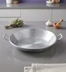 Charola Mediana de Aluminio con Asas Remachadas | Enreemo