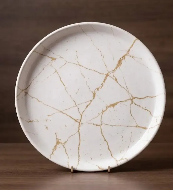 Plato Gourmet 26 cm Atelier Gold & Art | Santa Anita 322610