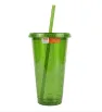 Vaso Star Plástico con Tapa y Popote Morado – Arplasa