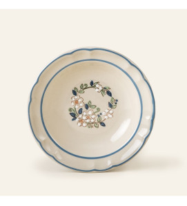 Plato Sopero Decorado con Victoria | Elegancia para tus Sopas y Caldos-SANTA ANITA