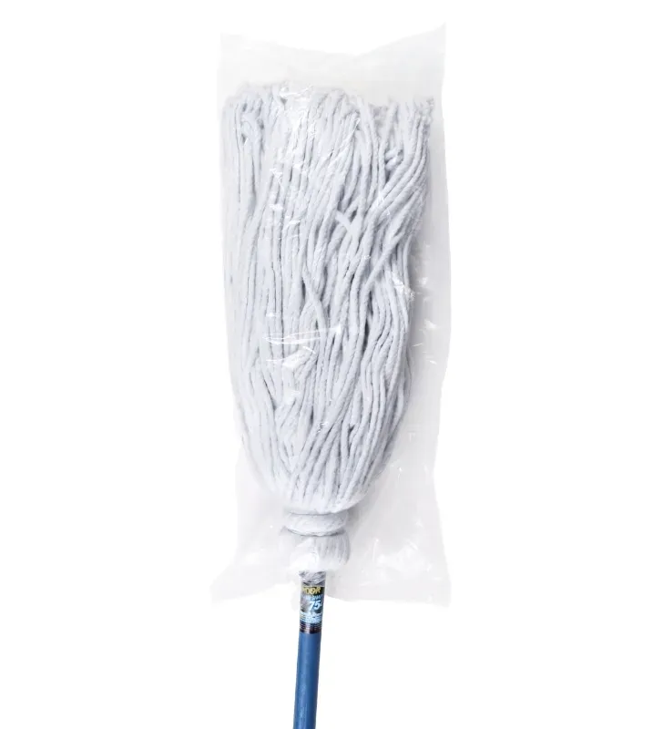 Trapeador Pabilo Bofo Blanco 750 Bastón Madera 02MLIB005 | Jarciería Libertad