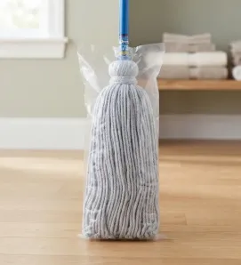 Trapeador Pabilo Bofo Blanco 750 Bastón Madera 02MLIB005 | Jarciería Libertad