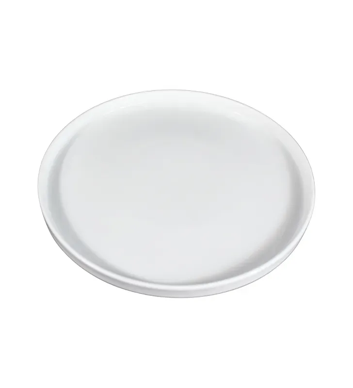 Plato Trinche Barcelona 30 cm Porcelana Blanca | IMCOSA