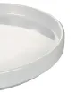 Plato Trinche Barcelona 30 cm Porcelana Blanca | IMCOSA
