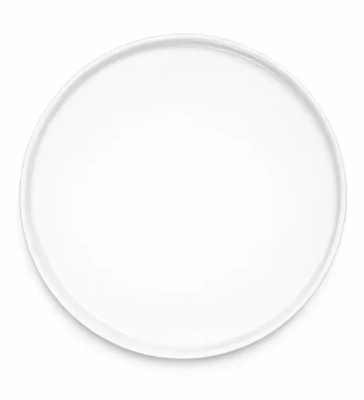 Plato Trinche Barcelona 30 cm Porcelana Blanca | IMCOSA