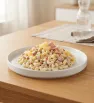 Plato Trinche Barcelona 23 cm Porcelana Blanca | Ranieri