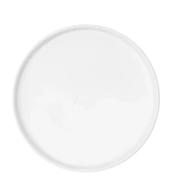 Plato Trinche Barcelona 23 cm Porcelana Blanca | Ranieri