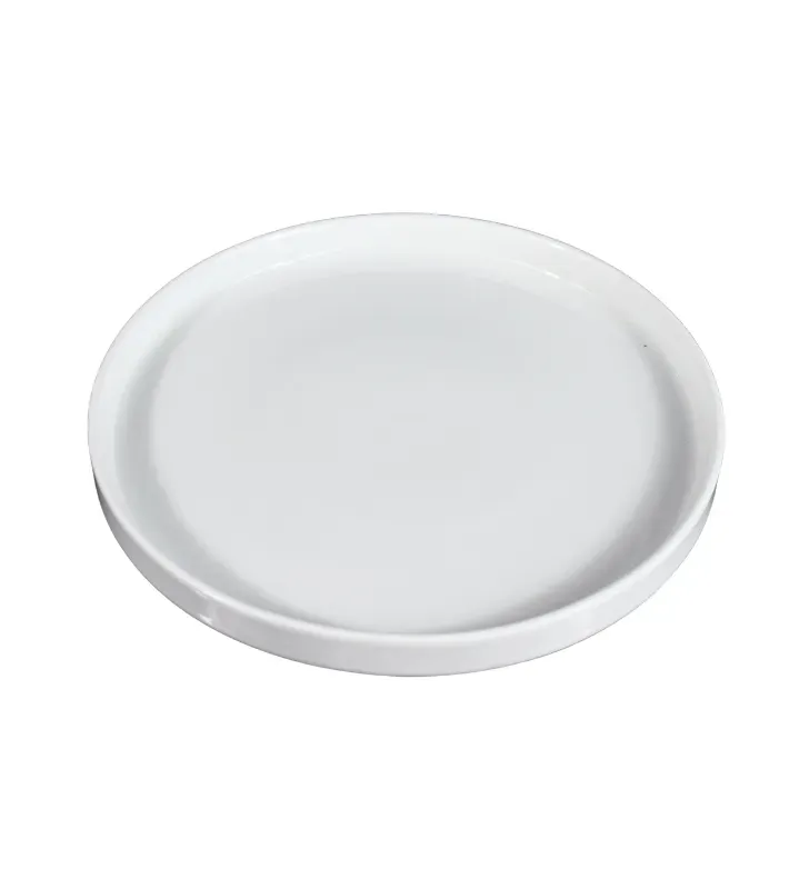 Plato Barcelona Opal Blanco 21 cm Vidrio Templado | Ranieri