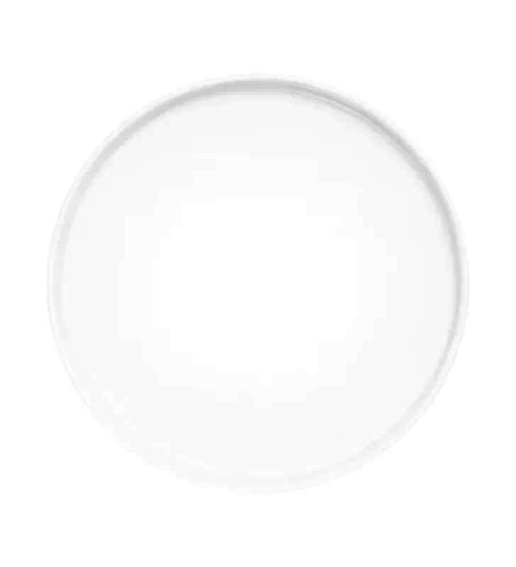 Plato Barcelona Opal Blanco 21 cm Vidrio Templado | Ranieri