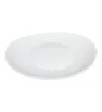 Plato Trinche Florencia 26 cm Vidrio Opal Blanco | Ánfora