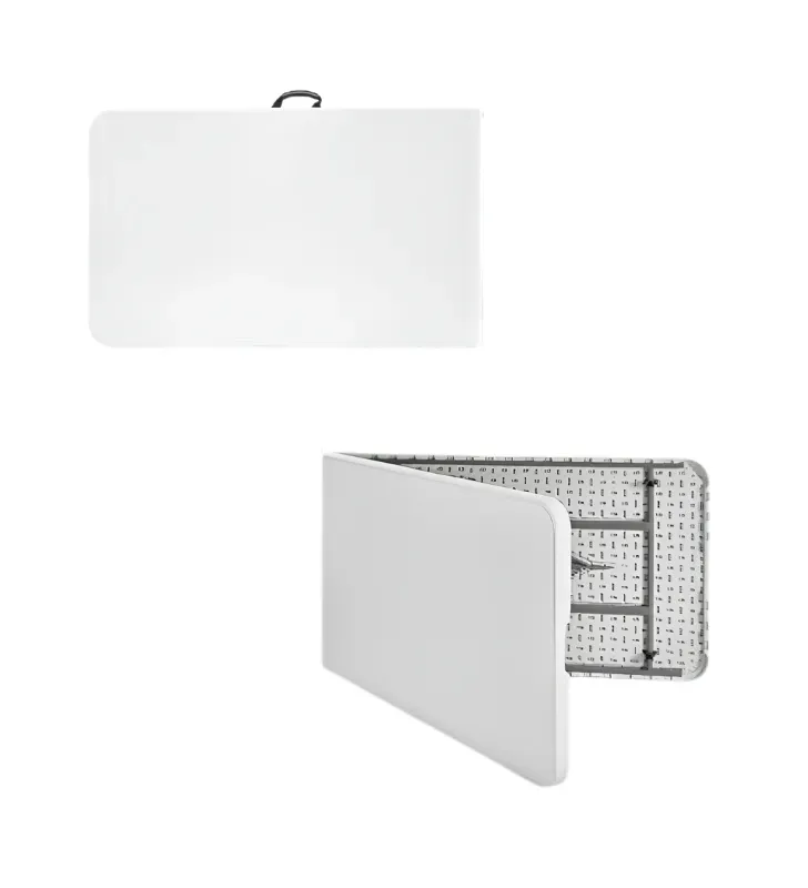 Mesa Verona 1.80 m Portafolio Plegable Blanca | Duna