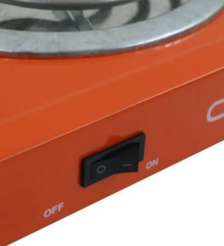 Parrilla Eléctrica Concord 2 Quemadores con Asas de Madera | Hatsa MiChef