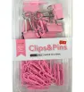Set de Clips y Sujetapapeles para Oficina y Escuela