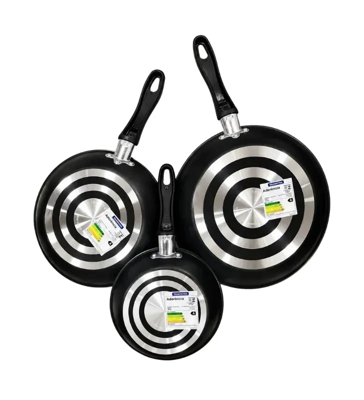 Juego de Sartenes 3 Piezas Linz Starflon Max 20297/009 | Tramontina