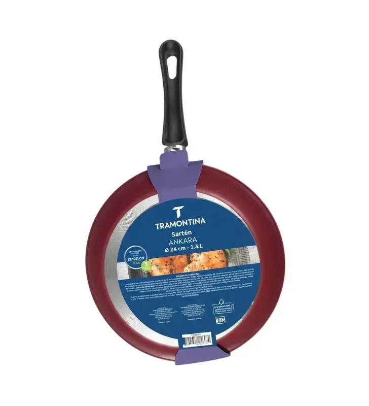 Sartén 24 cm Ankara Rojo 1.4L Starflon Max 39000-005 | Tramontina