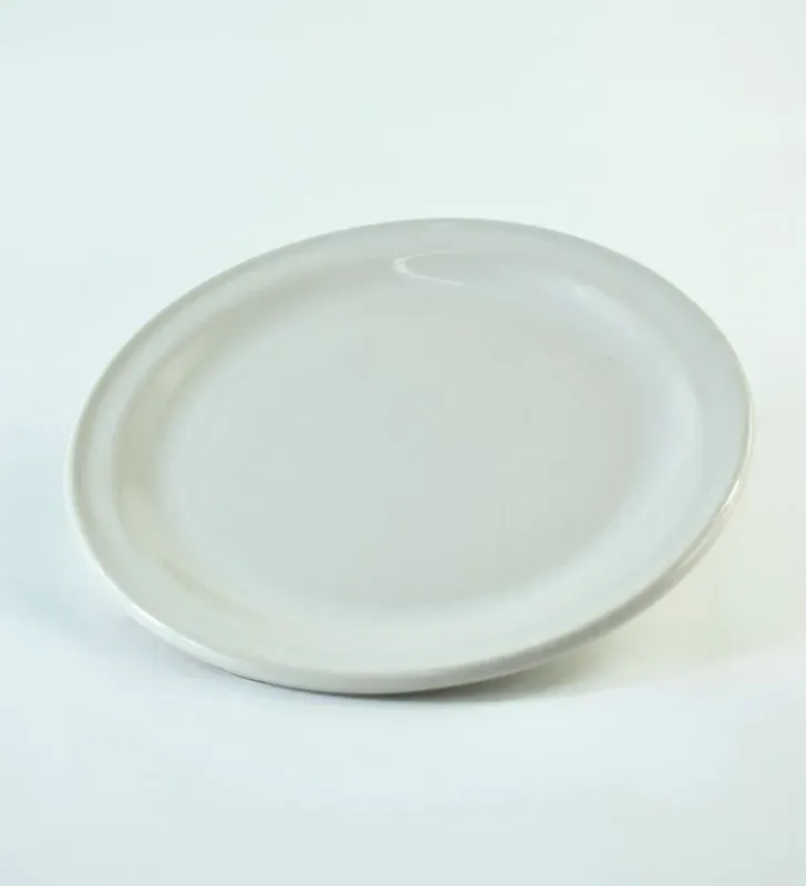 Plato Pastel 20 cm Blanco Santa Anita de Cerámica