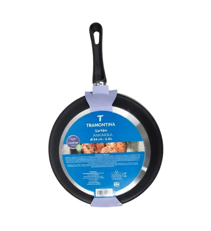 Sartén 24 cm Ankara Negro 1.4L Starflon Max 39000-014 | Tramontina