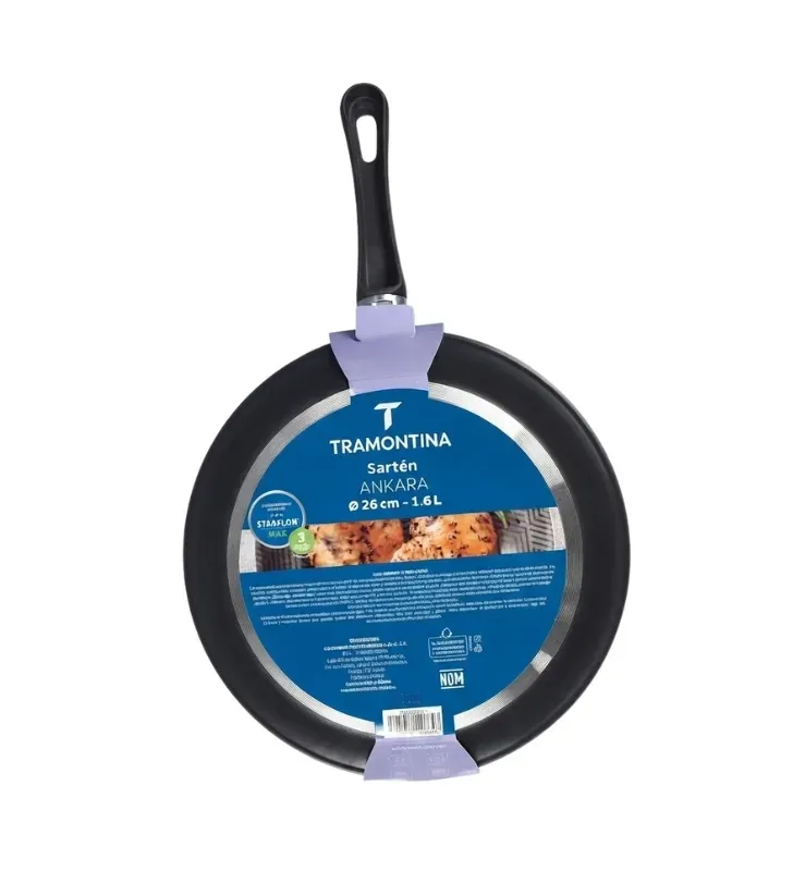 Sartén 26 cm Ankara Negro 1.6L Starflon Max 39000-015 | Tramontina