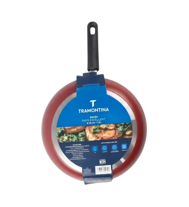 Sartén 26 cm París Excellent Rojo 1.8L Starflon 39000-402 | Tramontina