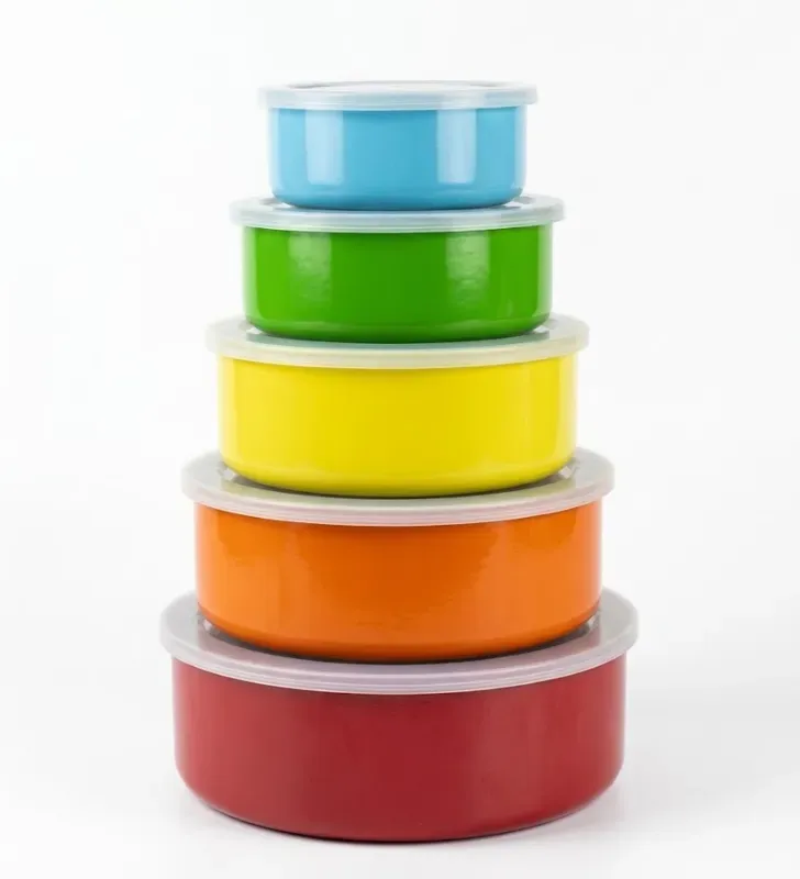 Set de Recipientes Acero Inoxidable 5 Pzas Capri B32 | Cuisine Spot